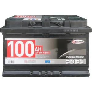 Esclusivo Batteria autocarro 100ah polo positivo:sinistro cassetta l4b